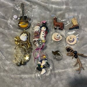 Assorted Christmas Ornaments unique pieces!